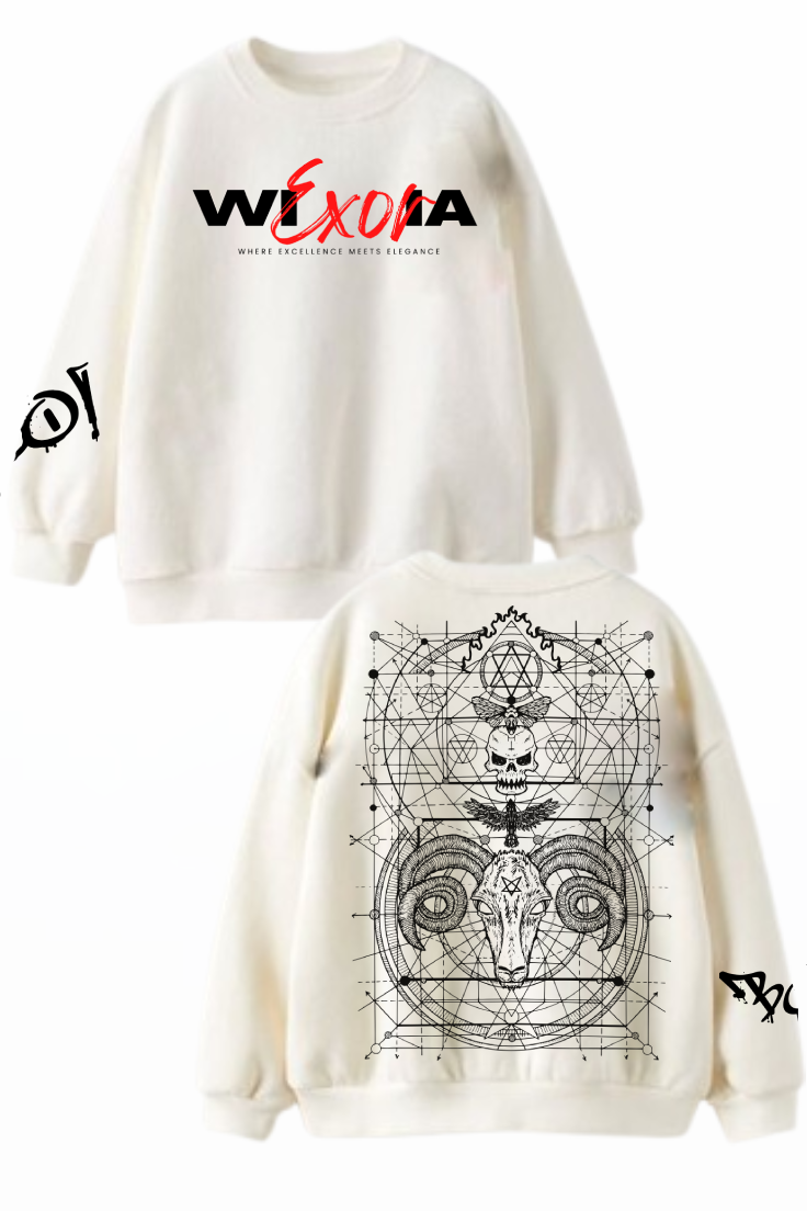 Wiexoria Classic Ancient Graffiti Sweatshirt